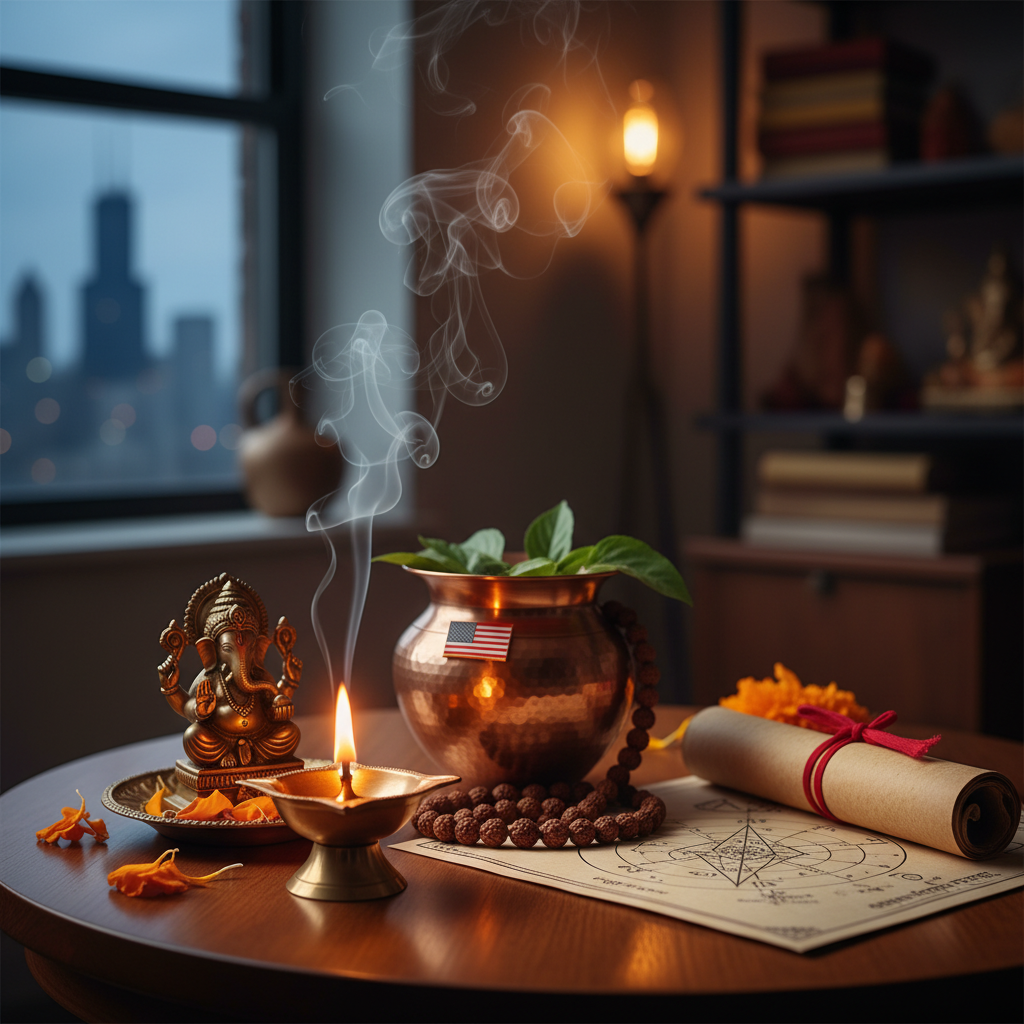 Indian Astrologer in Chicago: 40 Years Guiding You Through Jyotish Indian Astrologer providing Vedic astrology readings in Chicago