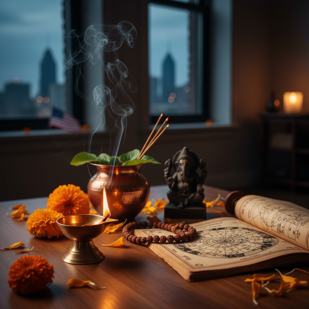 Indian Astrologer in Philadelphia: Real Vedic Guidance That Indian astrologer performing vedic astrology reading in Philadelphia