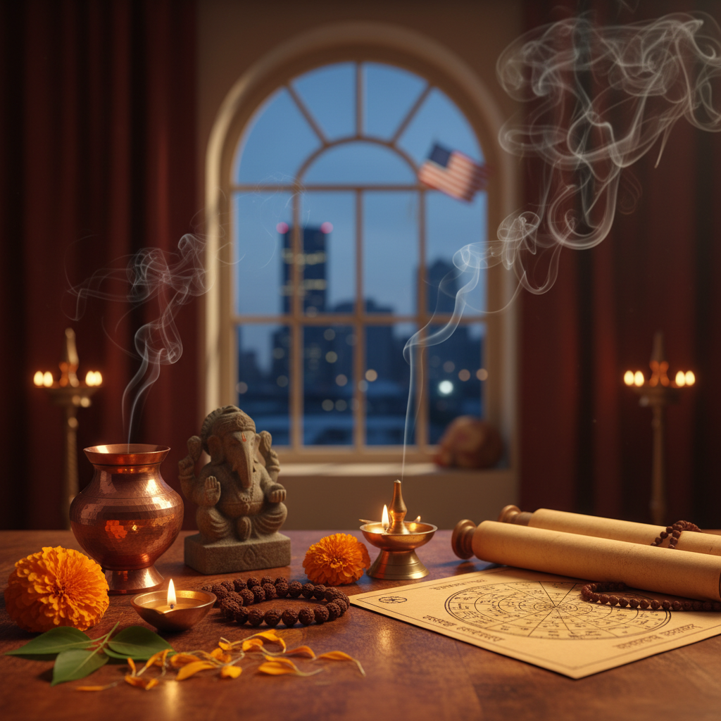 Indian astrologer performing Vedic astrology in Milwaukee Wisconsin