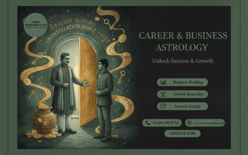 Business success astrology tools and traditional items on desk in San Antonio