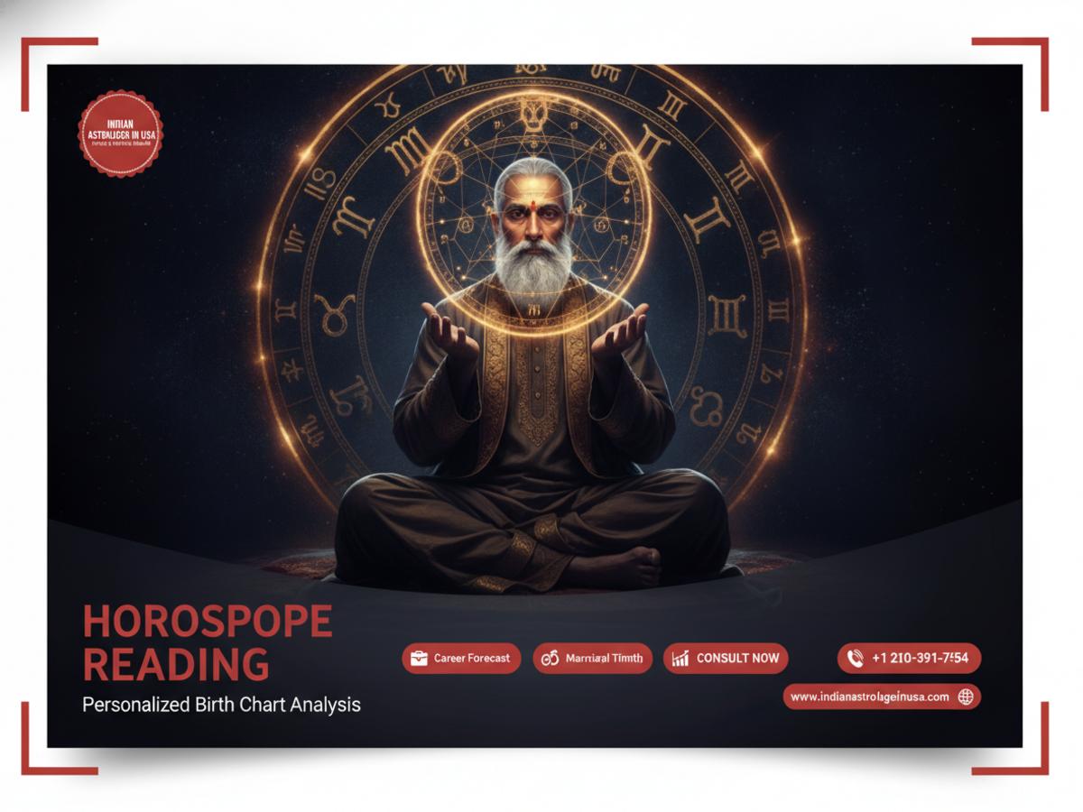 Horoscope consultation setup with charts and lamp in San Antonio