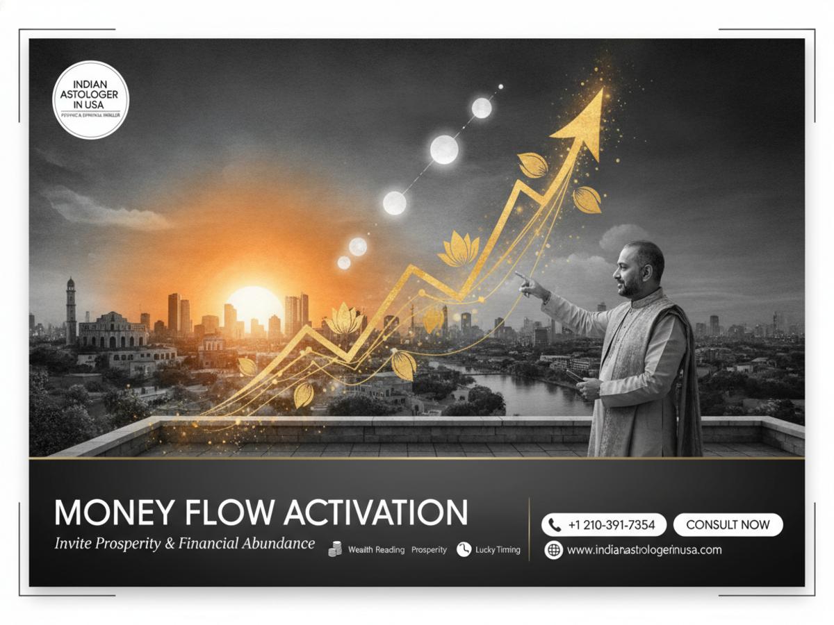 Money problem solution kundli reading tools on wooden table San Antonio