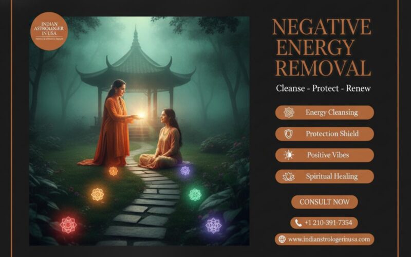 Negative energy removal setting with incense and lamp in San Antonio room