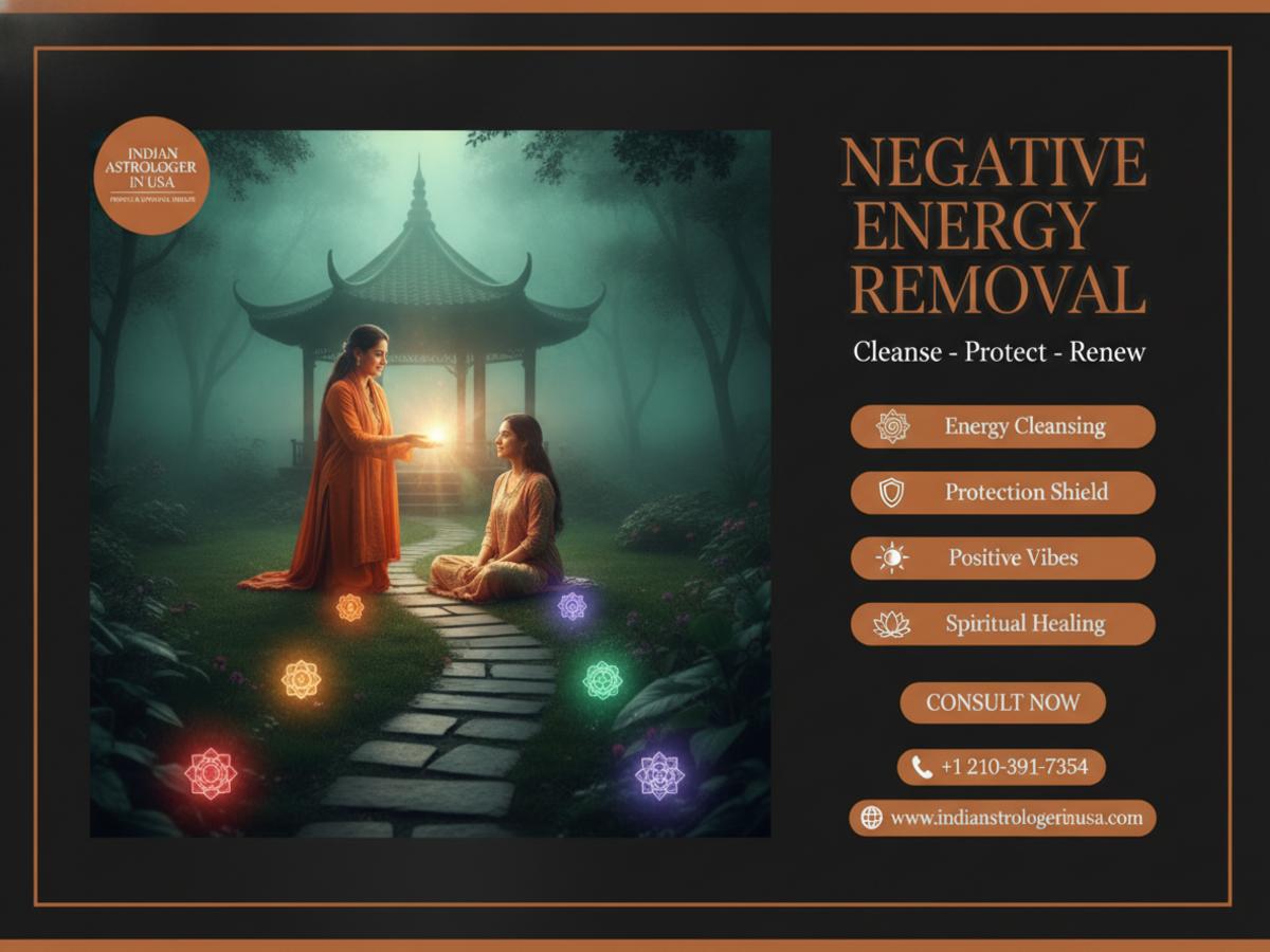Negative energy removal setting with incense and lamp in San Antonio room