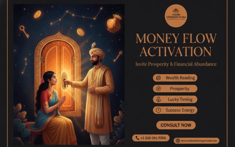 Wealth astrology consultation setup with birth chart in San Antonio, TX