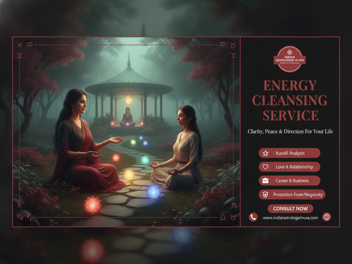 Peaceful energy cleansing service altar in San Antonio room