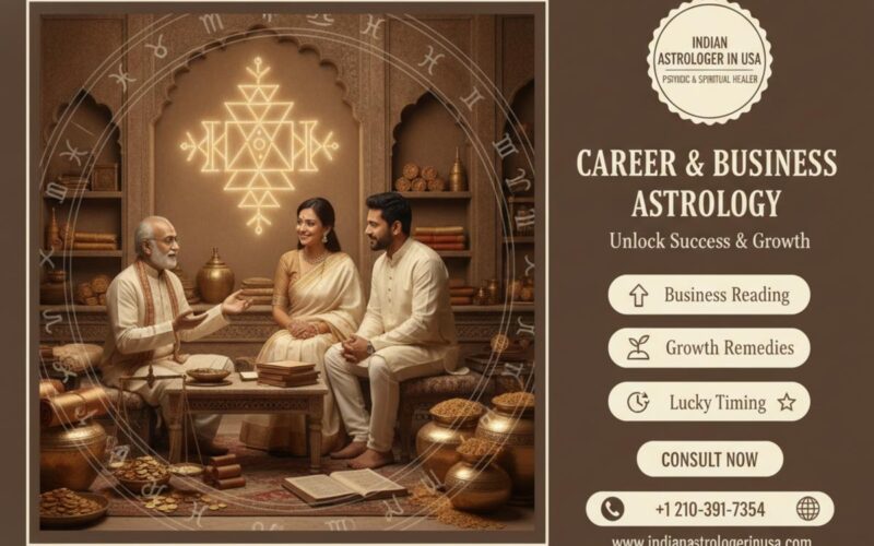 Startup astrology consultation chart and tools on desk in San Antonio office