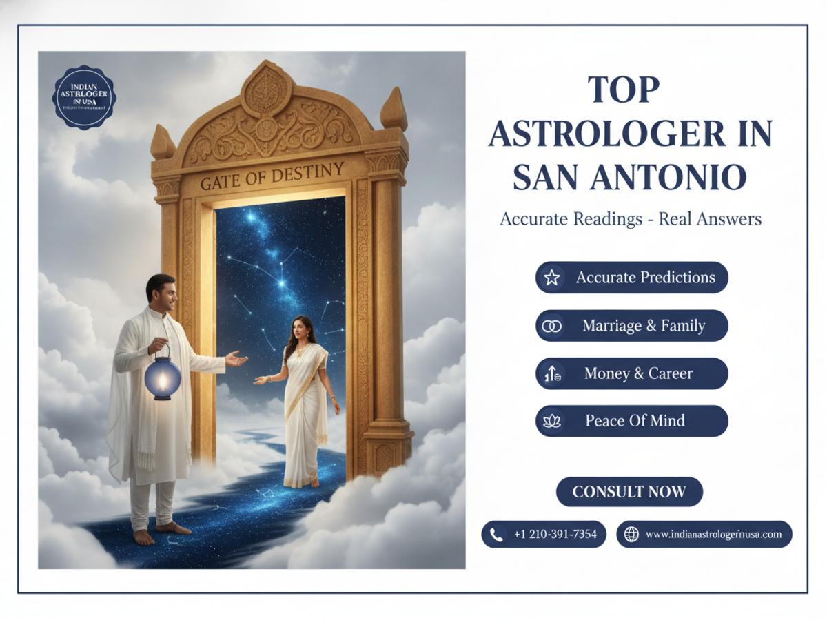How to Connect with a Top Astrologer in San Antonio, TX serene top astrologer reading Vedic chart in San Antonio office