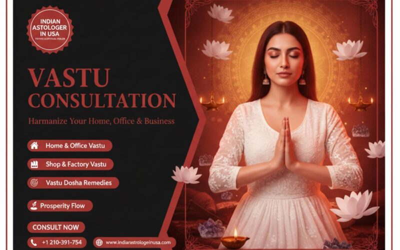 Vastu dosha remedies setup with traditional items in San Antonio home